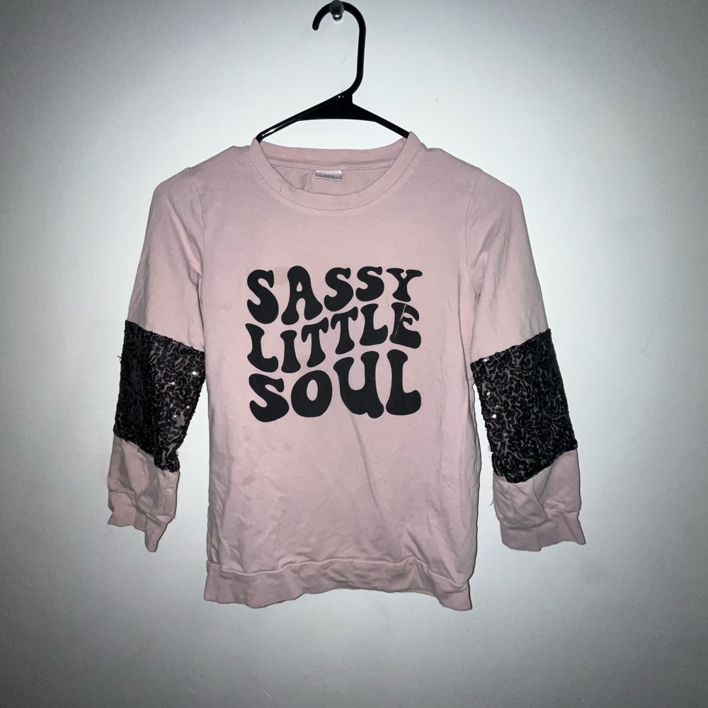 Girls Sassy Little Soul Pink Kids Shirt